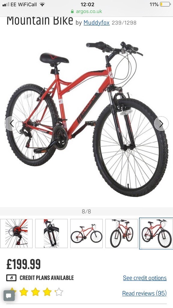 muddyfox flare front suspension mountain bike